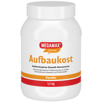 MEGAMAX Aufbaukost Vanille Pulver