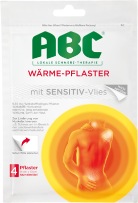 ABC Wärme-Pflaster sensitive-Vlies Hansaplast med