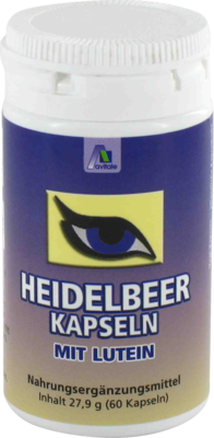 HEIDELBEER KAPSELN+Lutein+C+E