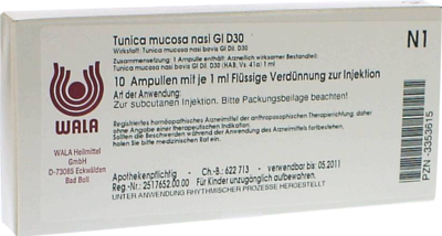 TUNICA mucosa nasi GL D 30 Ampullen