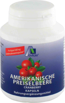 PREISELBEERE amerikanisch 400 mg Kapseln