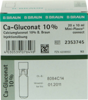 CALCIUMGLUCONAT 10% MPC Injektionslösung