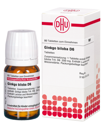 GINKGO BILOBA D 6 Tabletten
