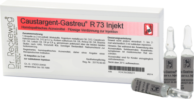 CAUSTARGENT-Gastreu R73 Injekt Ampullen
