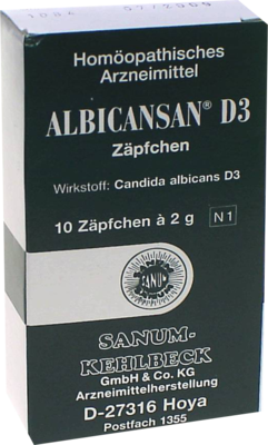 ALBICANSAN D 3 Zäpfchen