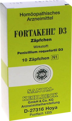 FORTAKEHL D 3 Zäpfchen