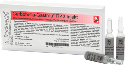 CARBOBELLA-Gastreu R43 Injekt Ampullen