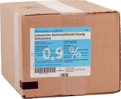 ISOTONISCHE NaCl 0,9% DELTAMEDICA Inf.-Lsg.Plastik