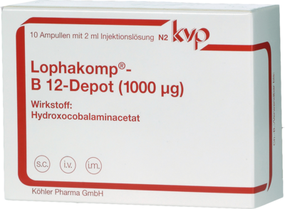 LOPHAKOMP B 12 Depot 1000 µg Injektionslösung