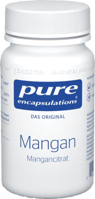 PURE ENCAPSULATIONS Mangan Mangancitrat Kapseln