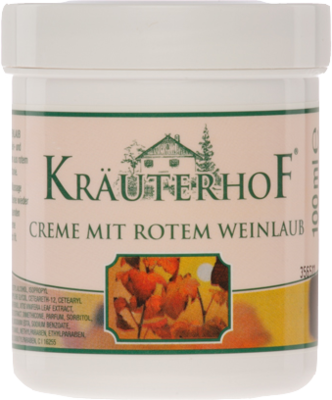 KRÄUTERHOF Creme mit rotem Weinlaub