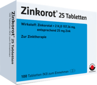 ZINKOROT 25 mg Tabletten