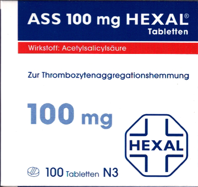 ASS 100 mg HEXAL Tabletten