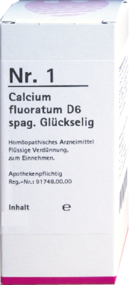 NR.1 Calcium fluoratum D 6 spag.Glückselig