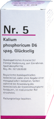 NR.5 Kalium phosphoricum D 6 spag.Glückselig