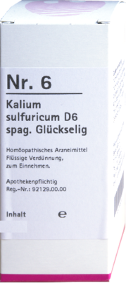 NR.6 Kalium sulfuricum D 6 spag.Glückselig