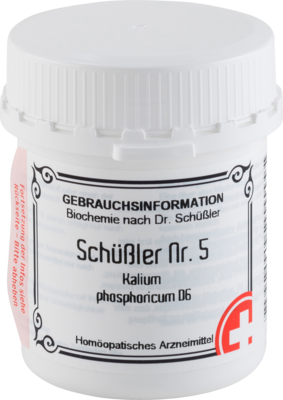 SCHÜSSLER NR.5 Kalium phosphoricum D 6 Tabletten