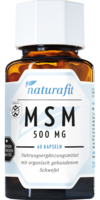 NATURAFIT MSM 500 mg Kapseln