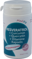 RESVERATROL+CURCUMIN+Quercetin+Vitamine Kapseln