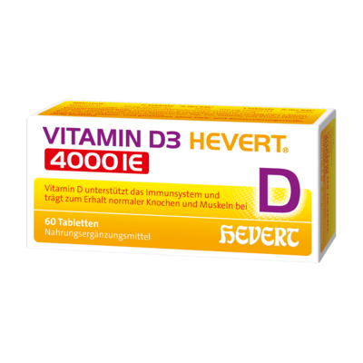 VITAMIN D3 HEVERT 4000 I.E. Tabletten