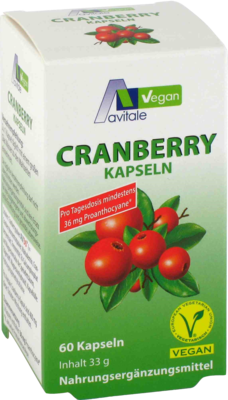 CRANBERRY VEGAN Kapseln 400 mg