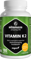 VITAMIN K2 200 µg hochdosiert vegan Tabletten