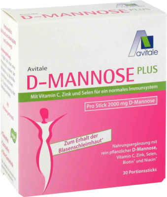 D-MANNOSE PLUS 2000 mg Sticks m.Vit.u.Mineralstof.
