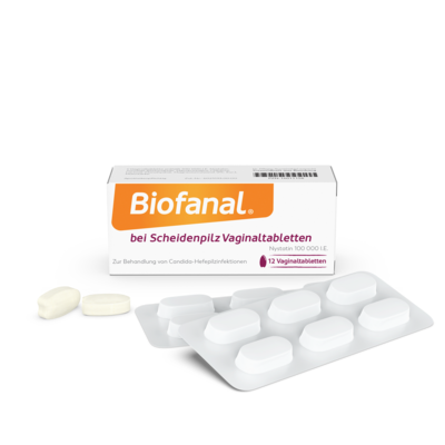 BIOFANAL bei Scheidenpilz 100 000 I.E. Vaginaltab.