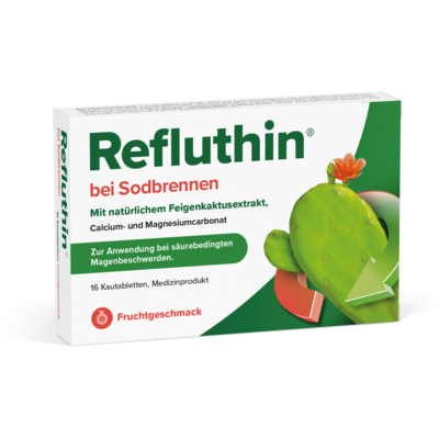 REFLUTHIN bei Sodbrennen Kautabletten Frucht