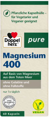 DOPPELHERZ Magnesium 400 pure Kapseln