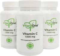 VITAMIN C 1000 mg vegan hochdosiert im 3er Set Kps