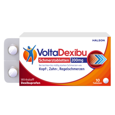 VOLTADEXIBU Schmerztabletten 200 mg Filmtabletten
