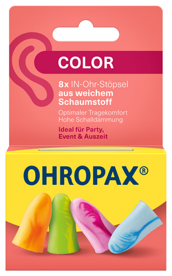 OHROPAX color Schaumstoff In-Ohr Stöpsel