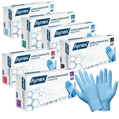 HYNEX Nitril med.Unt.Handschuh unste.puderfrei M