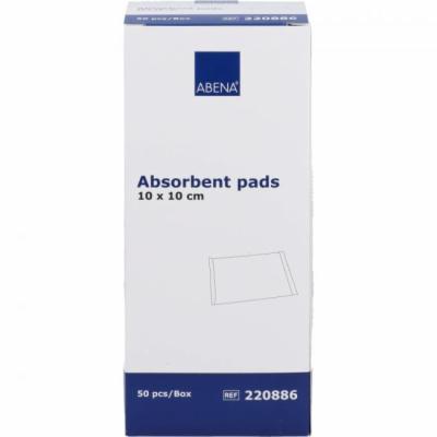 SAUGKOMPRESSEN unsteril 10x10 cm 400 g/m