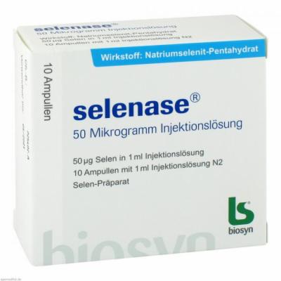 SELENASE 50 Mikrogramm Injektionslösung