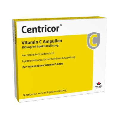 CENTRICOR Vitamin C Ampullen 100 mg/ml Inj.-Lsg. 