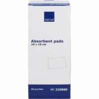 SAUGKOMPRESSEN unsteril 10x10 cm 400 g/m